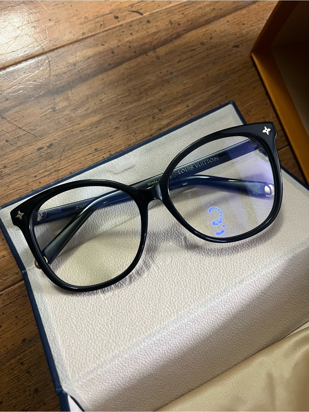 LV eyeglasses cat eye oversized size 57-16-145